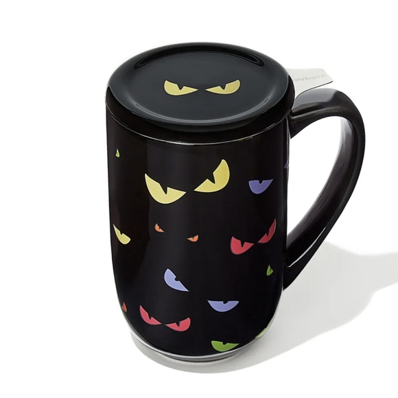 David's Tea Eyes Black Colour Changing Nordic Mug - Halloween - Picture 2 of 3